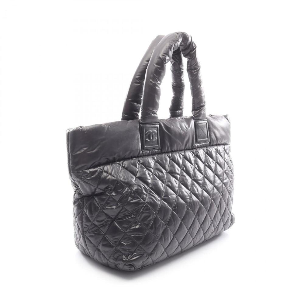 CHANEL Black Leather Tote Bag - Picture 2 of 7